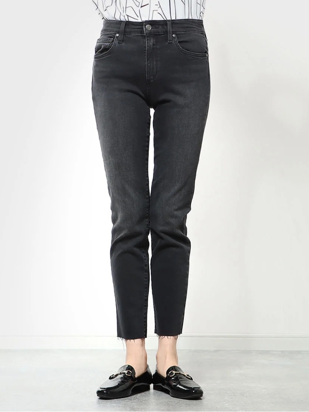 Joe’s Jeans Straight Leg Raw Hem Jeans